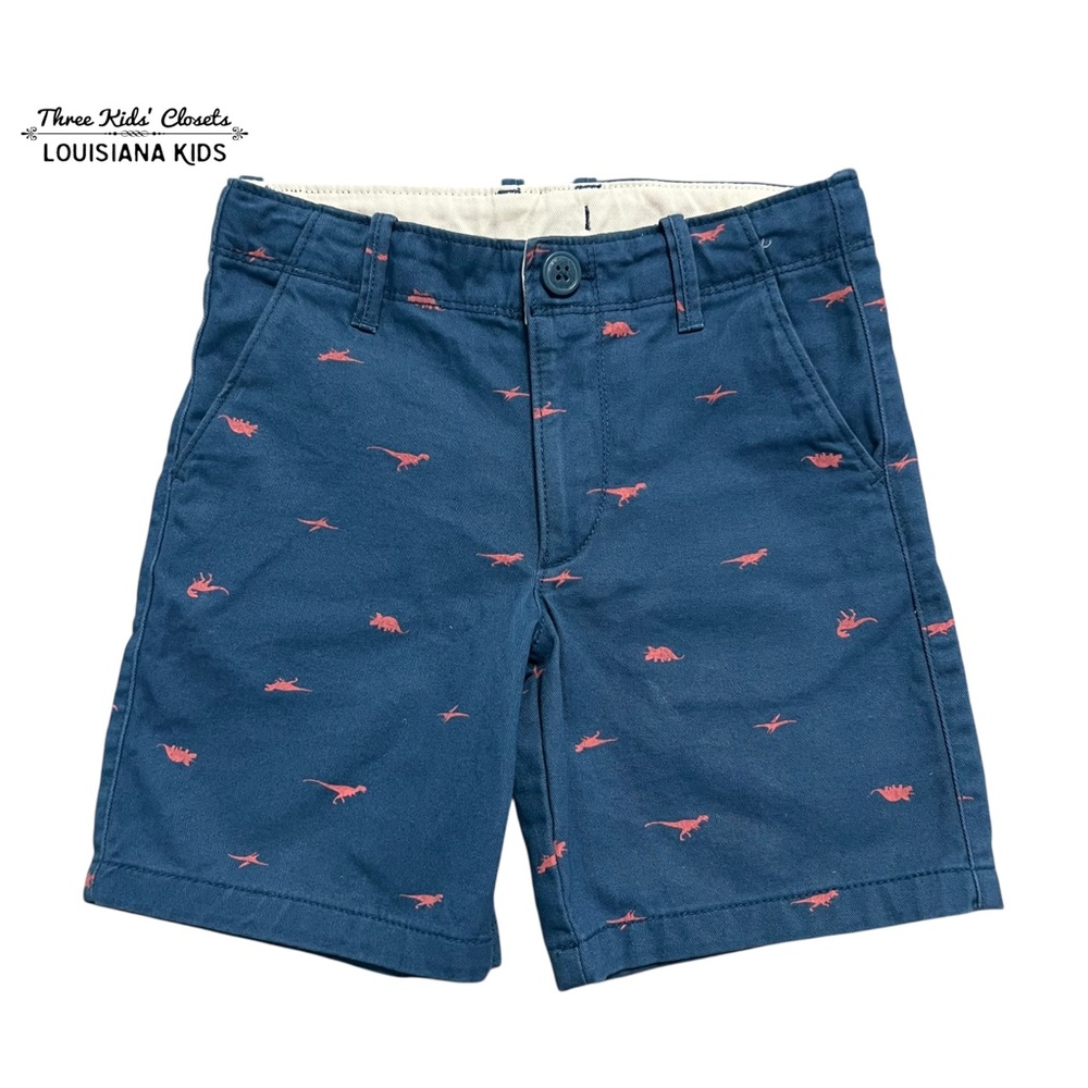 Baby GAP 5Y Blue & Pink Dinosaur Print Shorts